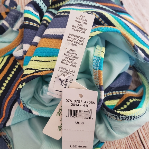 Aerie Striped MultiColor Swimsuit - Picture 8 of 11